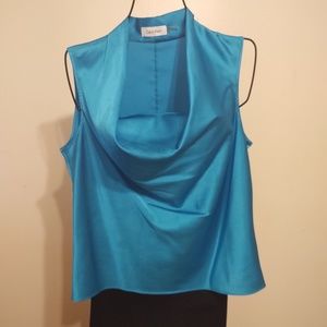 Calvin Klein | Women's Draped Cowl Neck Blouse